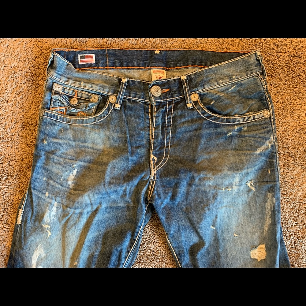 Size 34 classic Ricky Super T True religion jeans